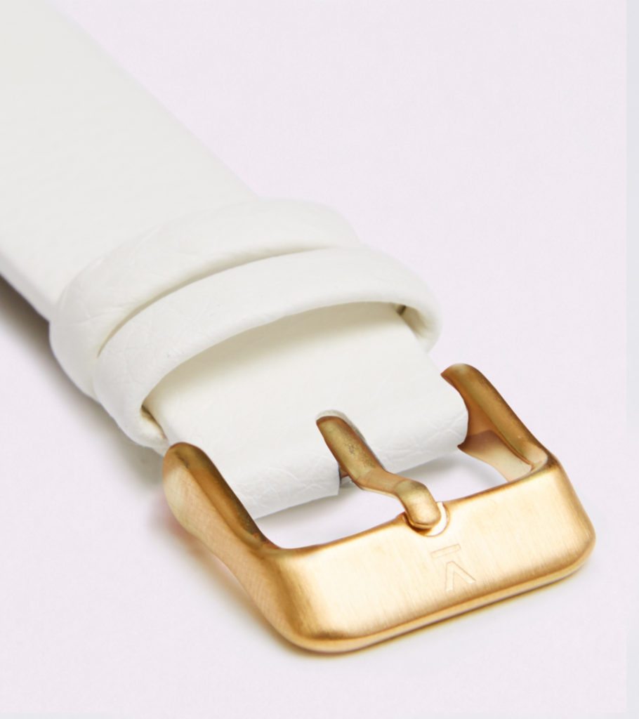 Off White With Brushed Gold Buckle | 18MM | The Haven Home Interiors