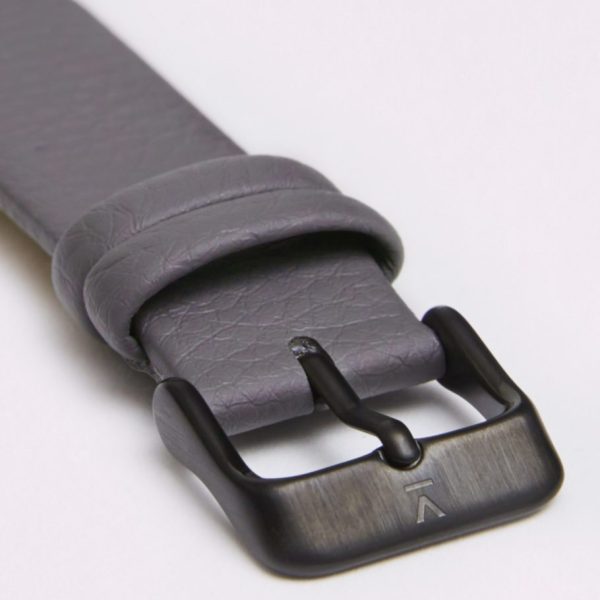 Slate Grey With Brushed Black Buckle | 18MM