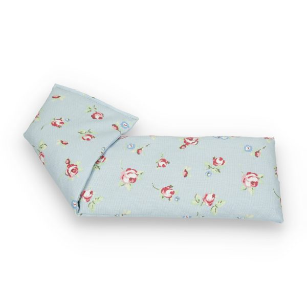 Pink Roses on Pale Blue Lavender Wheat Bag